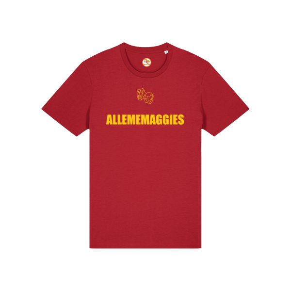 Allemaggies T-shirt Geel Volwassen Thumbnail