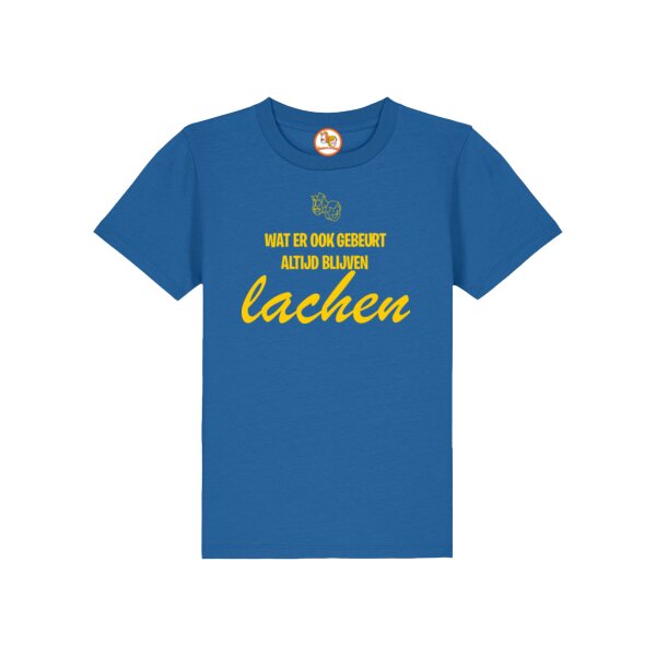 Altijd Blijven Lachen! T-shirt Geel Kind Thumbnail