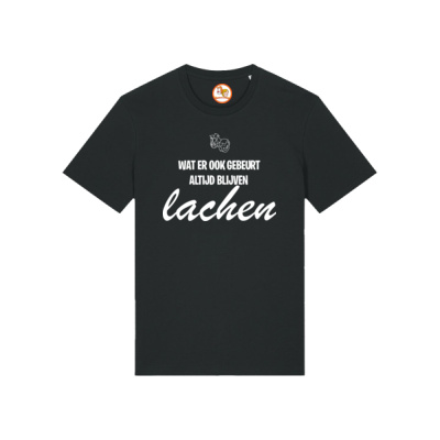 Altijd Blijven Lachen! T-shirt Wit Volwassen Thumbnail