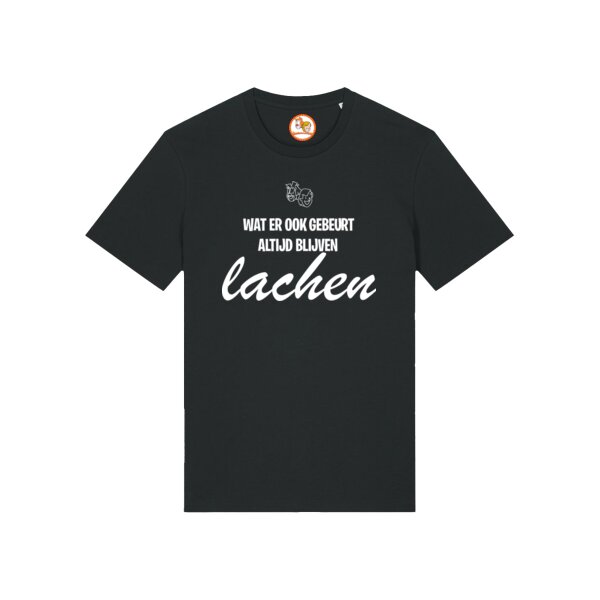 Altijd Blijven Lachen! T-shirt Wit Volwassen Thumbnail