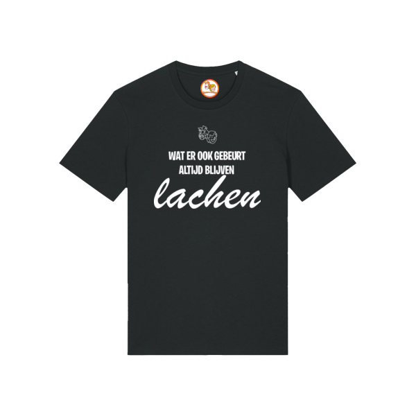 Altijd Blijven Lachen! T-shirt Wit Volwassen Thumbnail