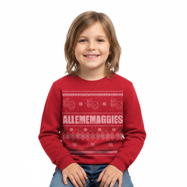 Allememaggies - Kerst Trui Kind Thumbnail
