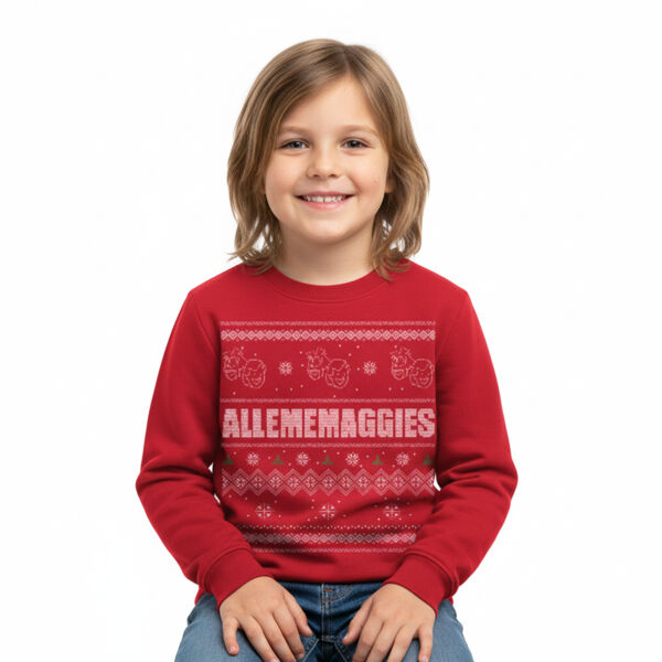 Allememaggies - Kerst Trui Kind Thumbnail