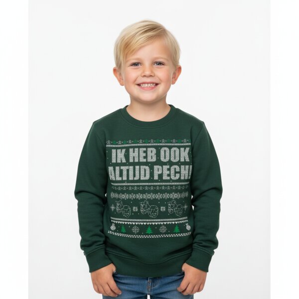 Altijd Pech - Kerst Trui Kind Thumbnail