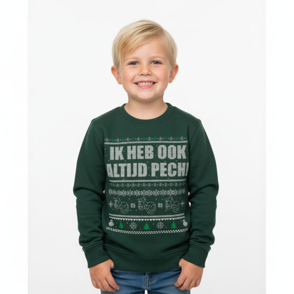 Altijd Pech - Kerst Trui Kind Thumbnail