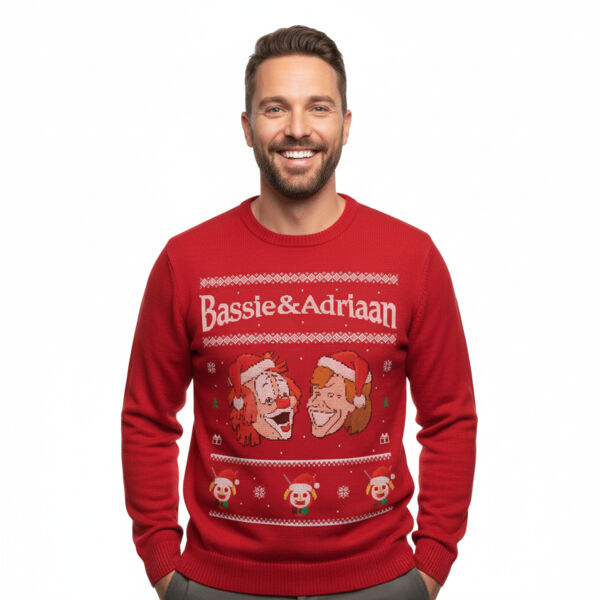 Bassie&Adriaan -  Kerst Trui Volwassen Thumbnail