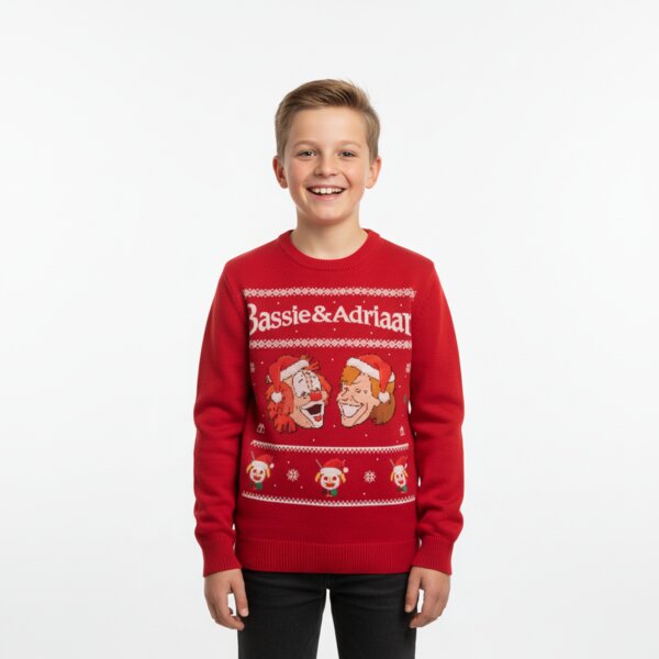 Bassie&Adriaan - Kerst Trui Kind Thumbnail